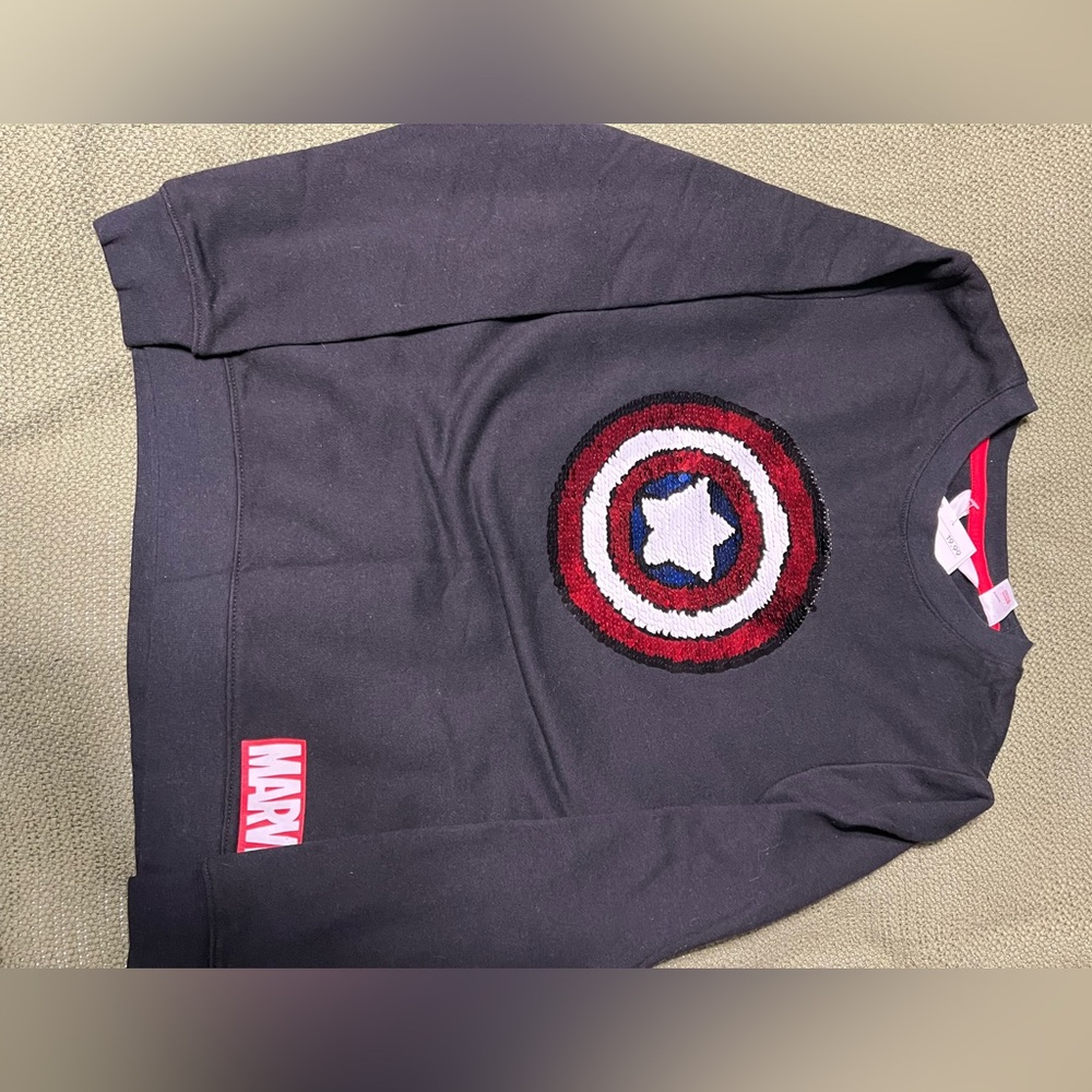Marvel Black and Red Sweatshirt